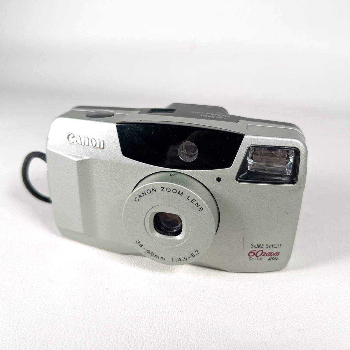 Vintage 1995 Canon Sure Shot 60 Zoom Date 35mm Film Camera