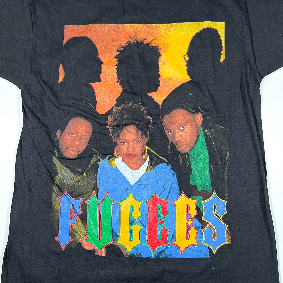 洋楽 HOOD JARGON G-RAP Vintage 90's Fugees “Fu-Gee-La” Bootleg Rap Tee Double-Sided