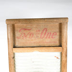 Vintage 60's Two in One Antique Washboard