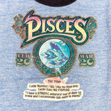 Vintage 70's Pisces Zodiac Sign Youth T-Shirt