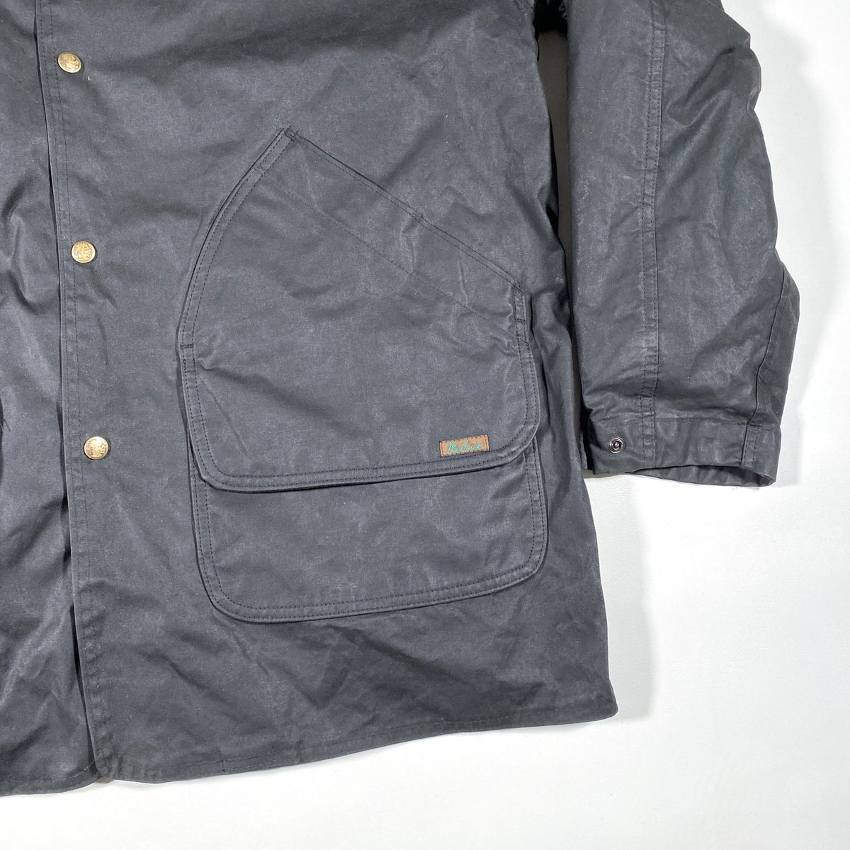 Vintage 90's Woolrich Waxed Canvas Wool Lined Jacket – CobbleStore