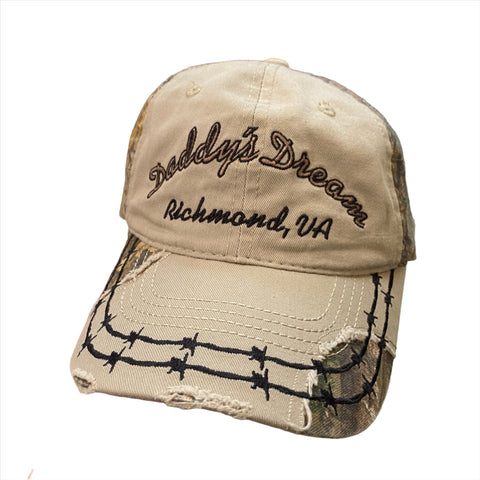 Vintage 90's Daddy's Dream Richmond Camo Hat
