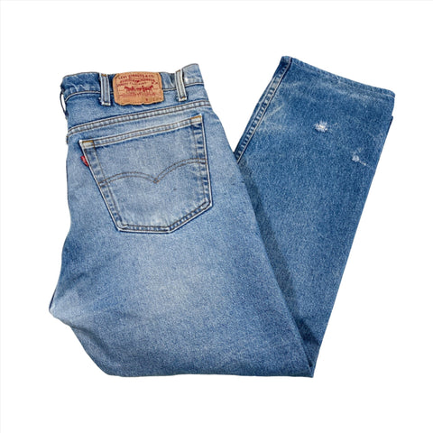 Vintage 90's Levi's 505 Distressed Blue Jeans