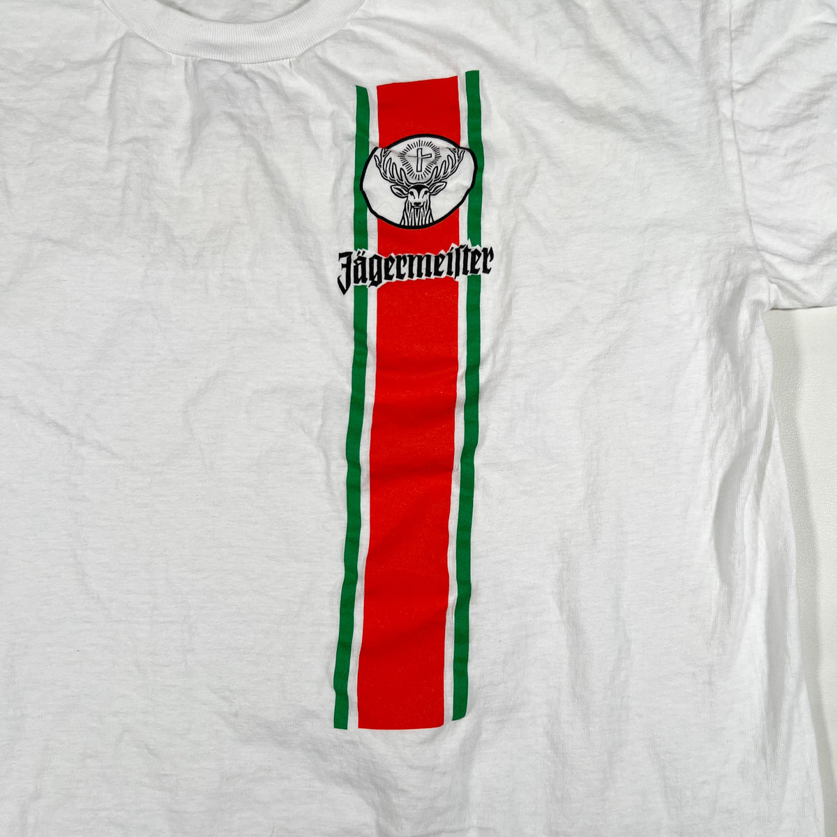 T-shirt Graphique Jägermeister Gris Taille L - Occasion En Très Bon état