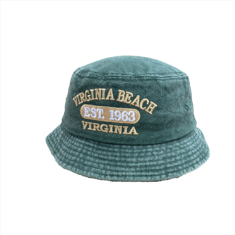 Vintage 90's Virginia Beach Souvenir Bucket Hat