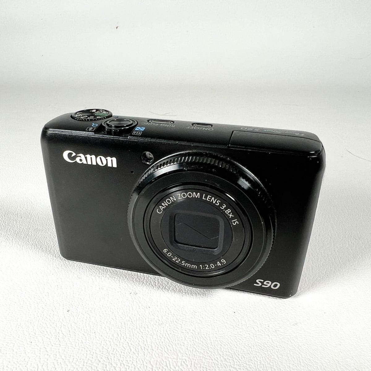 Modern 2009 Canon PowerShot S90 🔴 BROKEN LCD 🔴 10MP Digital