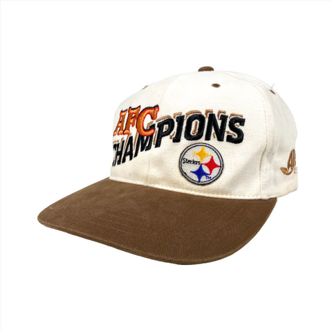 Vintage 90's Pittsburgh Steelers AFC Champions Hat