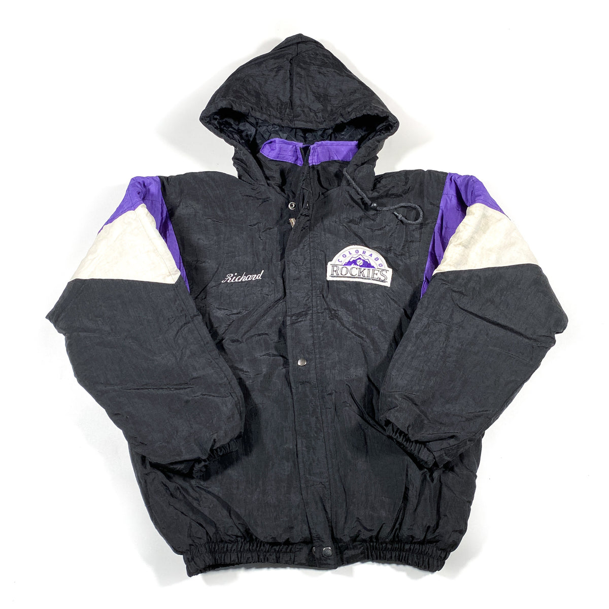 Vintage 90's Colorado Rockies Starter Puffer Jacket