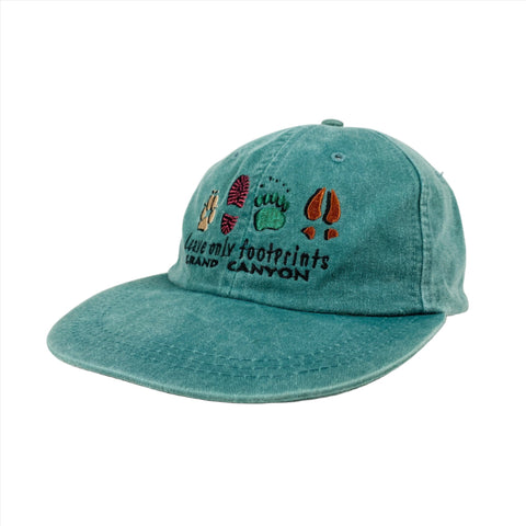 Vintage 90's Leave Only Footprints Grand Canyon Hat