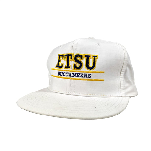 Vintage 90's ETSU Buccaneers Split Bar Hat