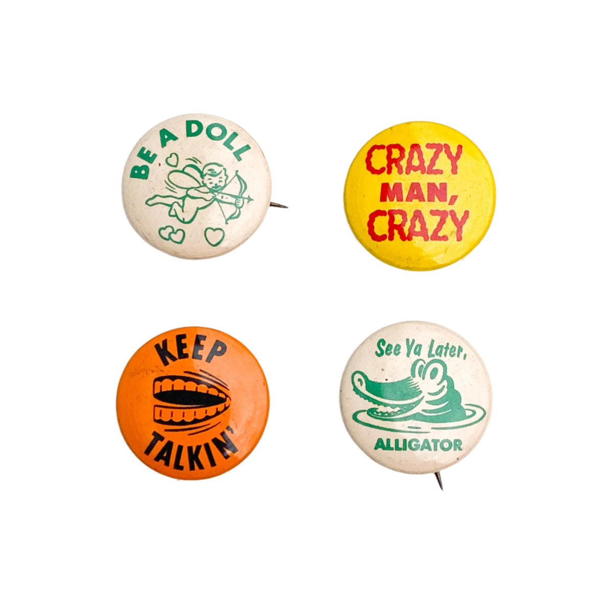 Vintage 50's Armour Star Advertising & Slang Pinback Buttons ...