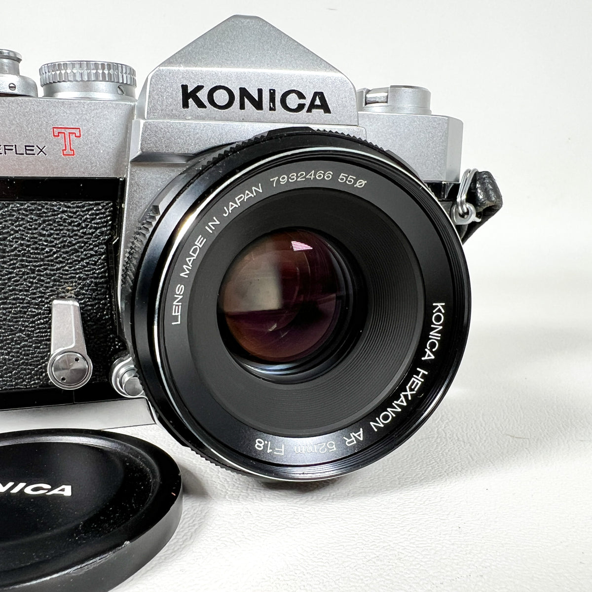 Vintage 1968 Konica Autoreflex T SLR with Hexanon AR 52mm f1.8
