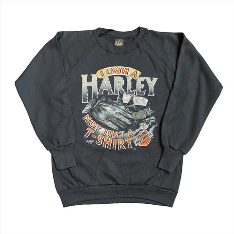 Vintage 1991 3D Emblem Harley Davidson Owner Crewneck Sweatshirt