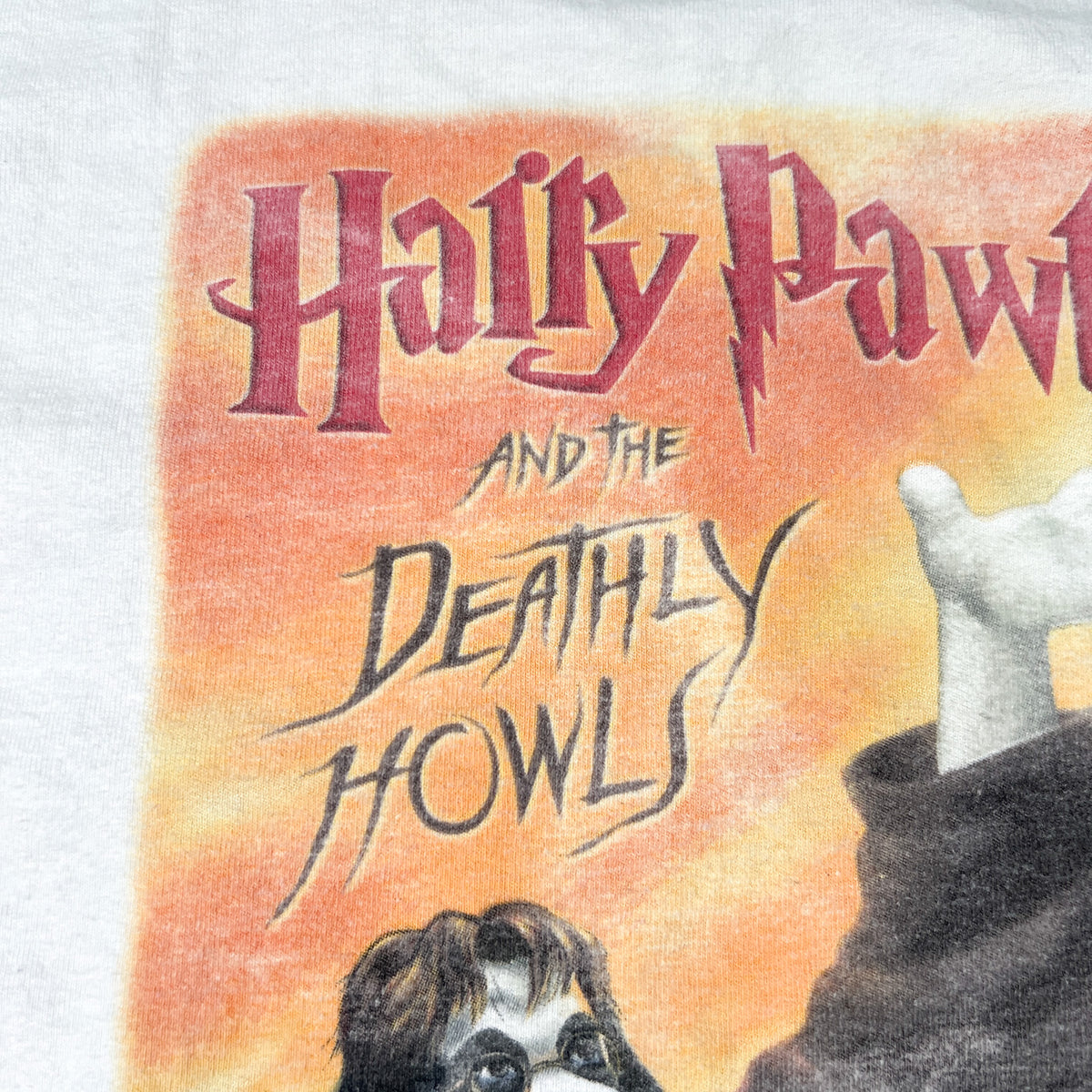 Modern 2007 Big Dogs 'Hairy Pawter & the Deathly Howls' Parody T