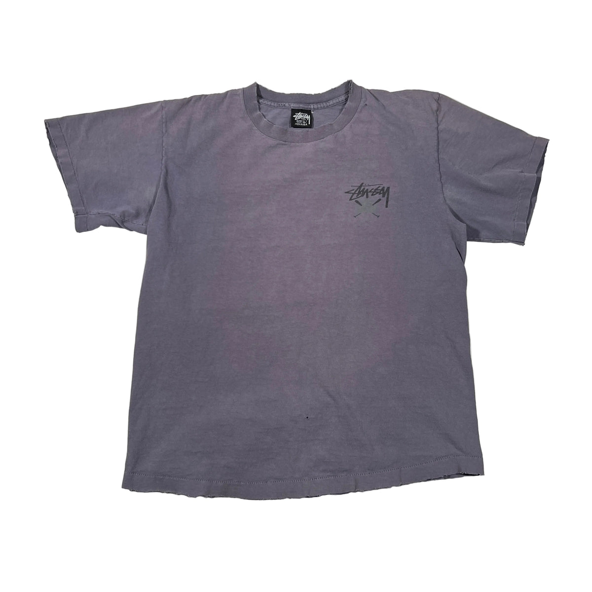 トップス 90s OLD stussy Made in USA 2-tone shirt Vintage 90's Stussy Double S Logo USA T-Shirt – CobbleStore Vintage