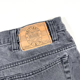 Vintage 90's Britannia Black Denim Jean Shorts