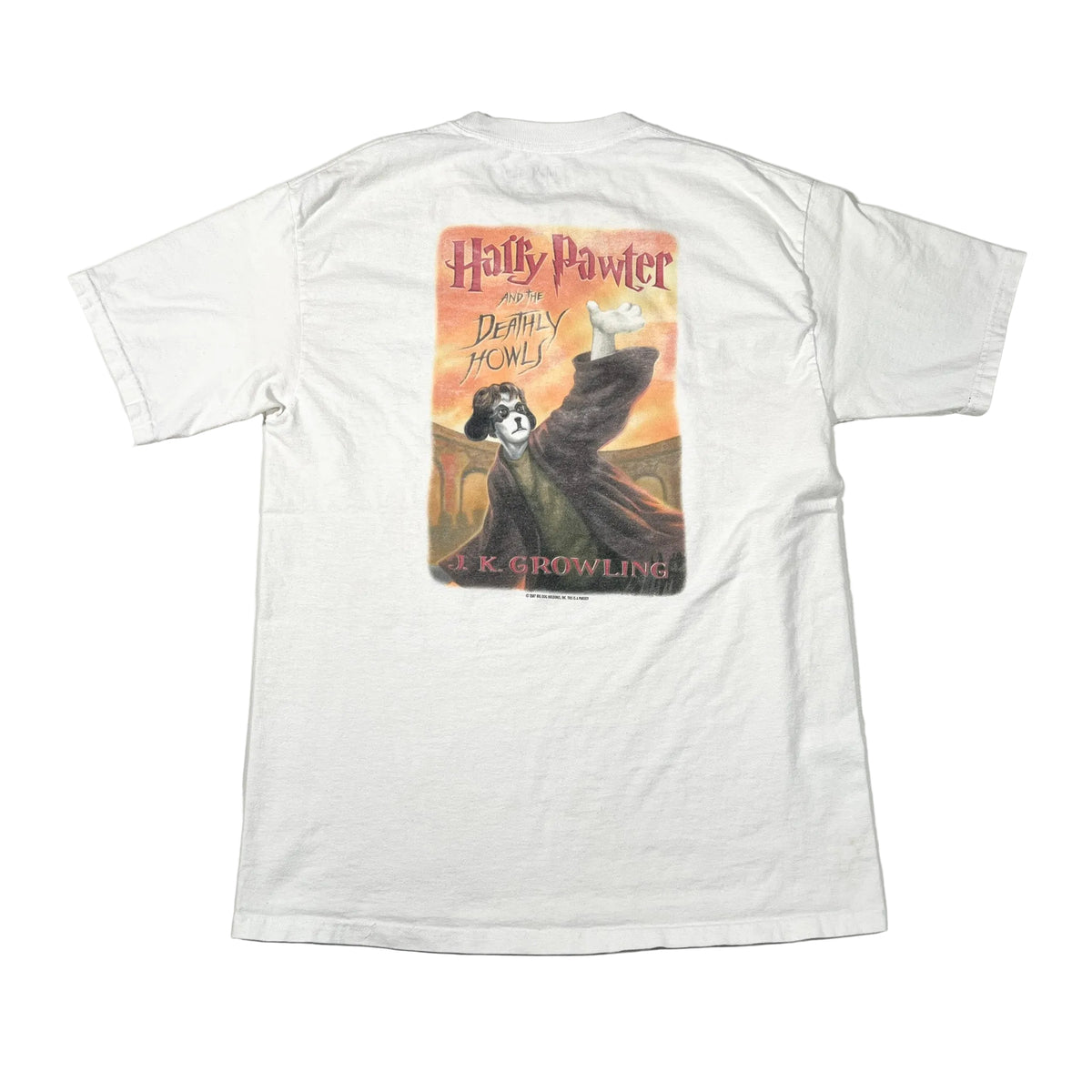 Modern 2007 Big Dogs 'Hairy Pawter & the Deathly Howls' Parody T