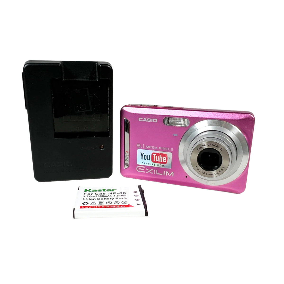 Modern 2008 Casio Exilim EX-Z9 Pink 8.1MP Digital Camera