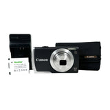 Modern 2013 Canon PowerShot A2500 Black 16MP Digital Camera