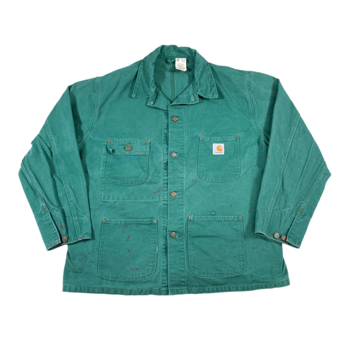 Vintage 1994 Carhartt CU1058 Cactus Green Chore Jacket