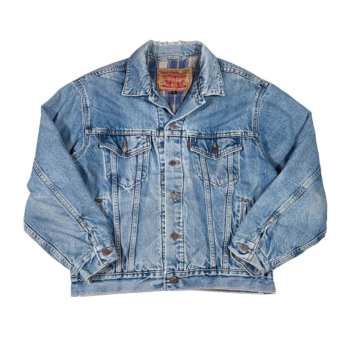 Vintage 1995 Levi's Blanket Lined Denim Trucker Jacket
