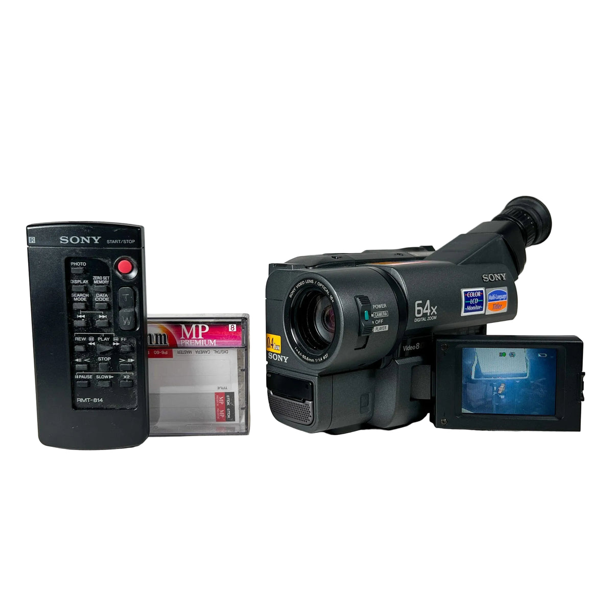 SONY VideoHi8Handycam CCD-TRV126 ① Vintage 1998 Sony CCD-TRV15 Video8 XR Handycam Camcorder