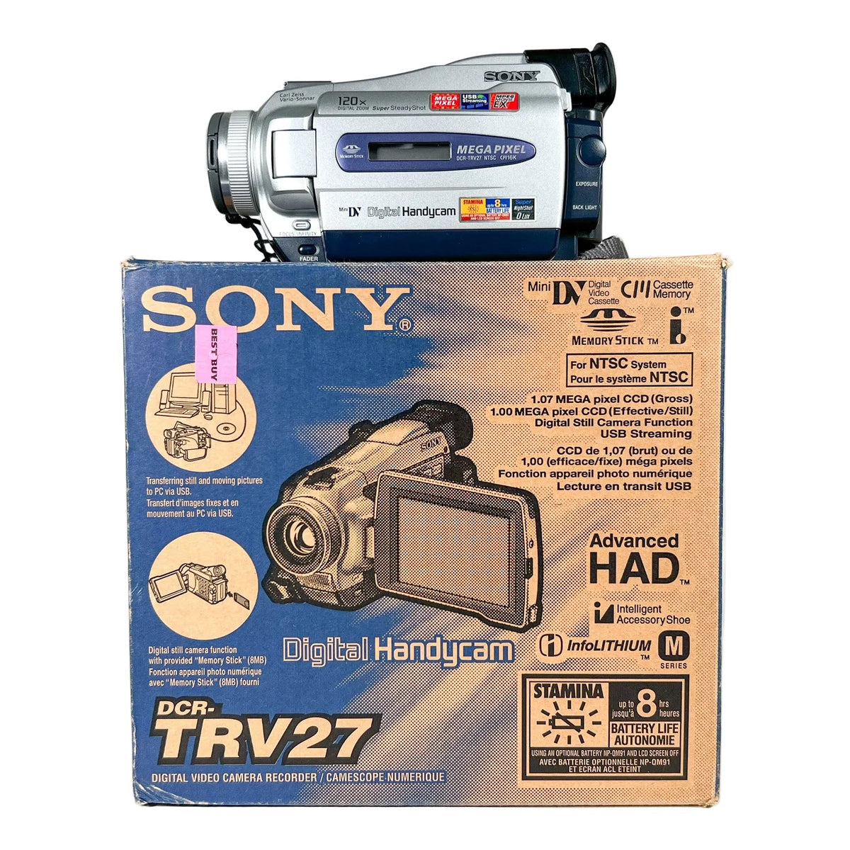 Vintage 2002 Sony DCR-TRV27 MiniDV Digital Handycam Camcorder