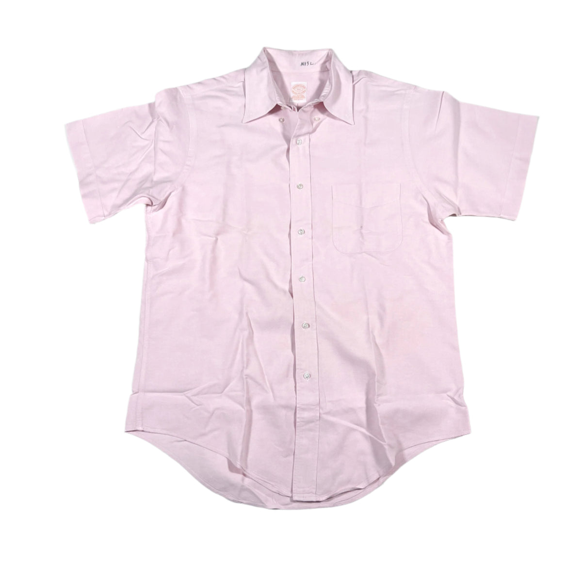 Vintage 80's Brooks Brothers Pink BrooksGate Short Sleeve Button Shirt –  CobbleStore Vintage