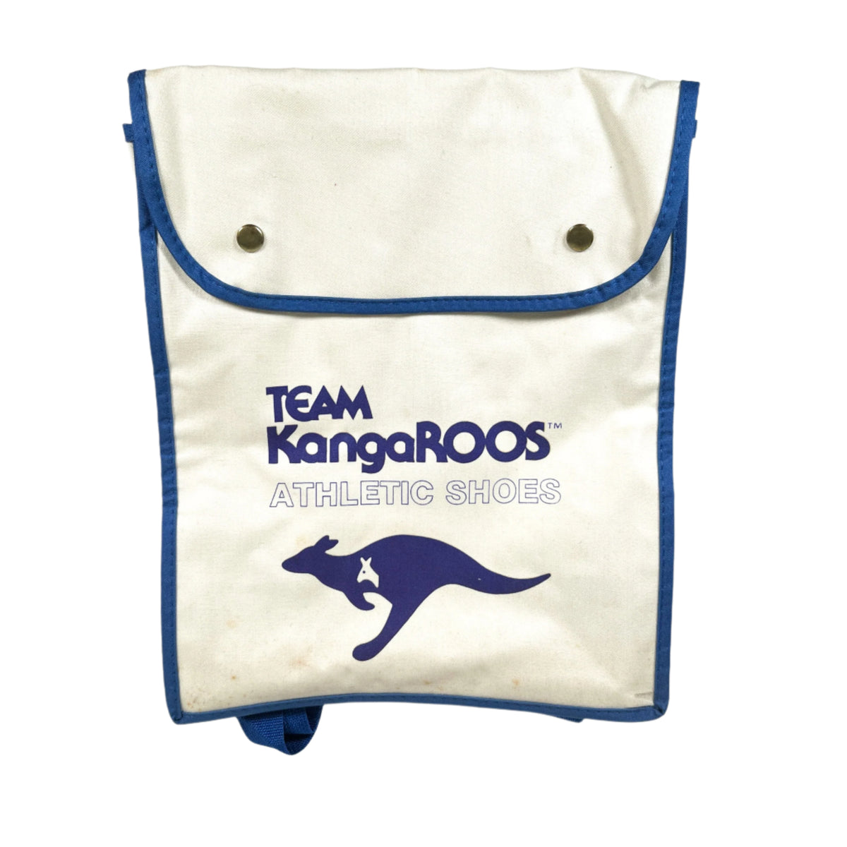 Vintage 80's Team Kangaroos Athletic Shoes Promo Backpack