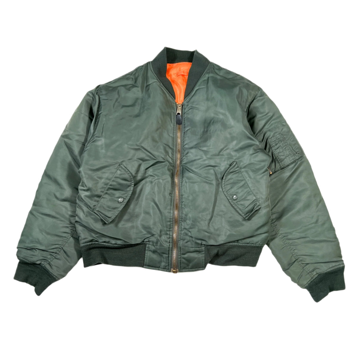 オ*マ様 90s MA-1 flight bomber military jac Vintage 90's USAF MA-1 Bomber Jacket Military Flight Jacket