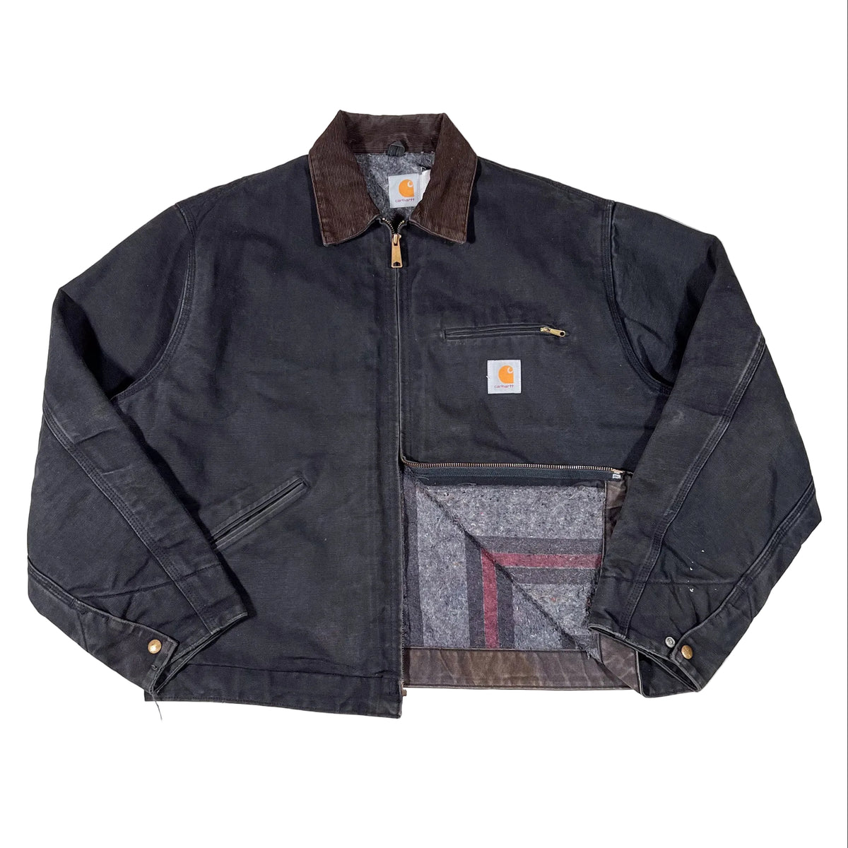 U*9様 90'Carhartt blanket liner detroit j Vintage 90's Carhartt Blanket Lined Detroit Jacket – CobbleStore