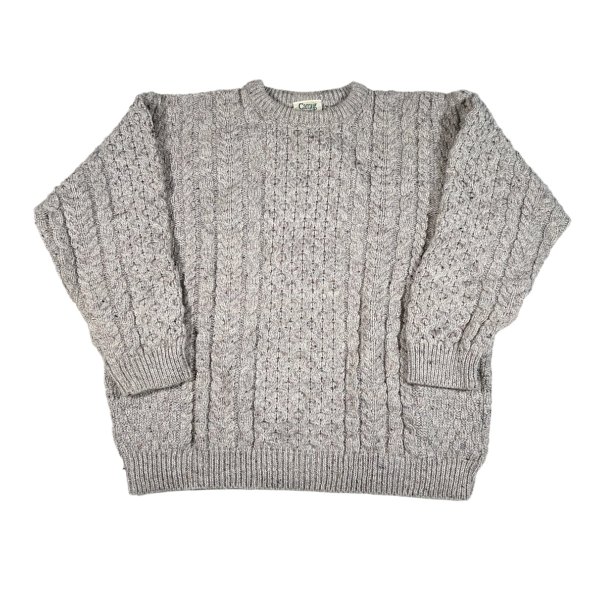 Vintage 90's Carraig Donn Wool Fisherman Sweater – CobbleStore Vintage