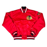Vintage 90’s Chicago Blackhawks NHL Satin Starter Jacket