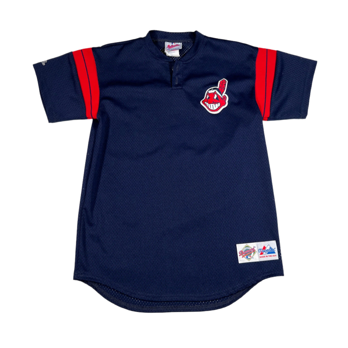 Vintage 90's Cleveland Indians Mesh Baseball Jersey – CobbleStore