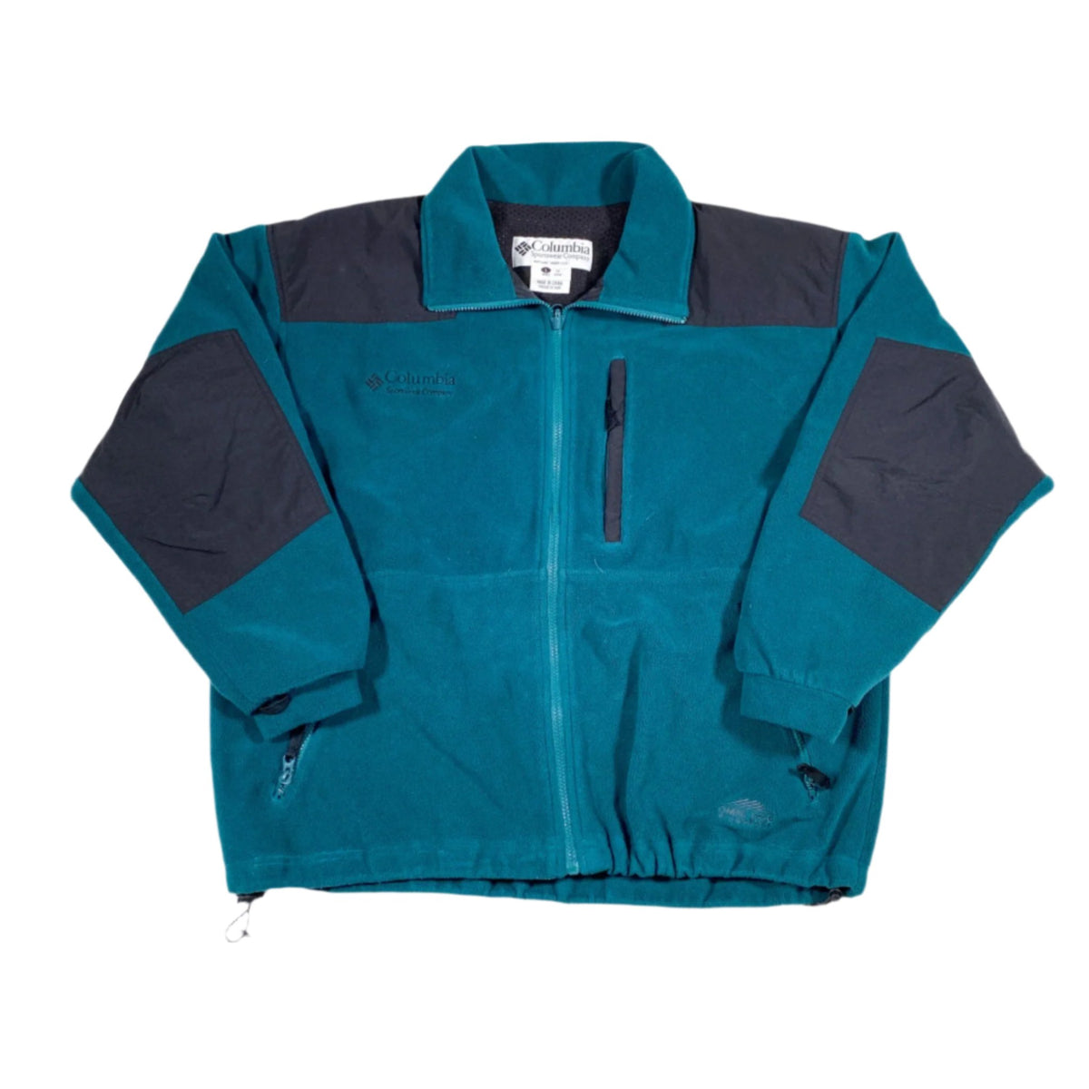 Vintage 90's Columbia Omni Stop Full Zip Fleece Sweatshirt