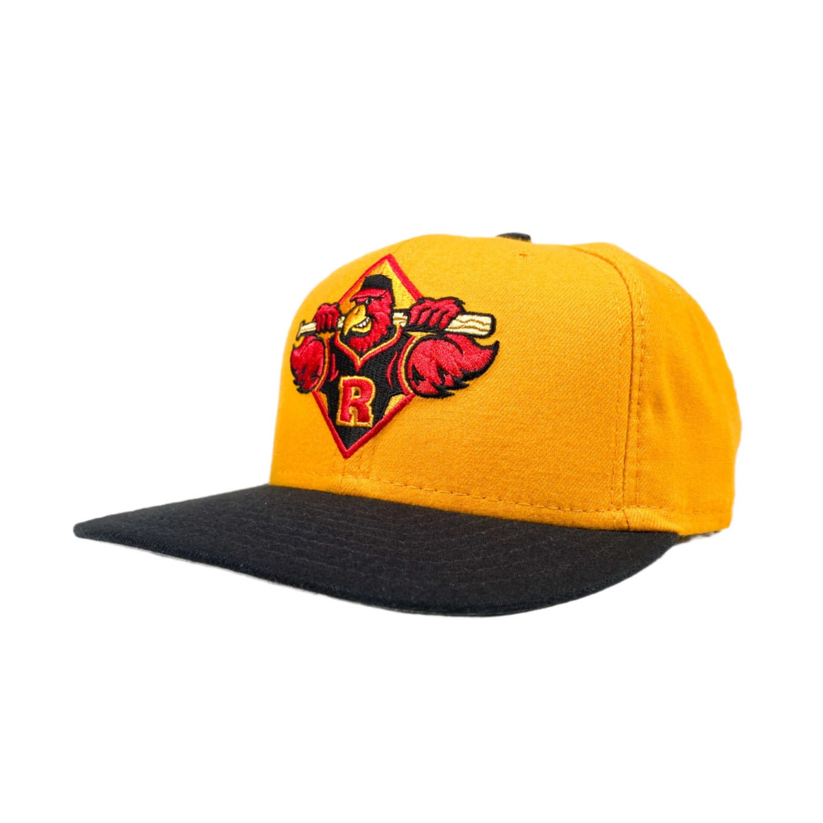 Fitted Cap Rochester Red Wings Hat Vintage 90's Rochester Red