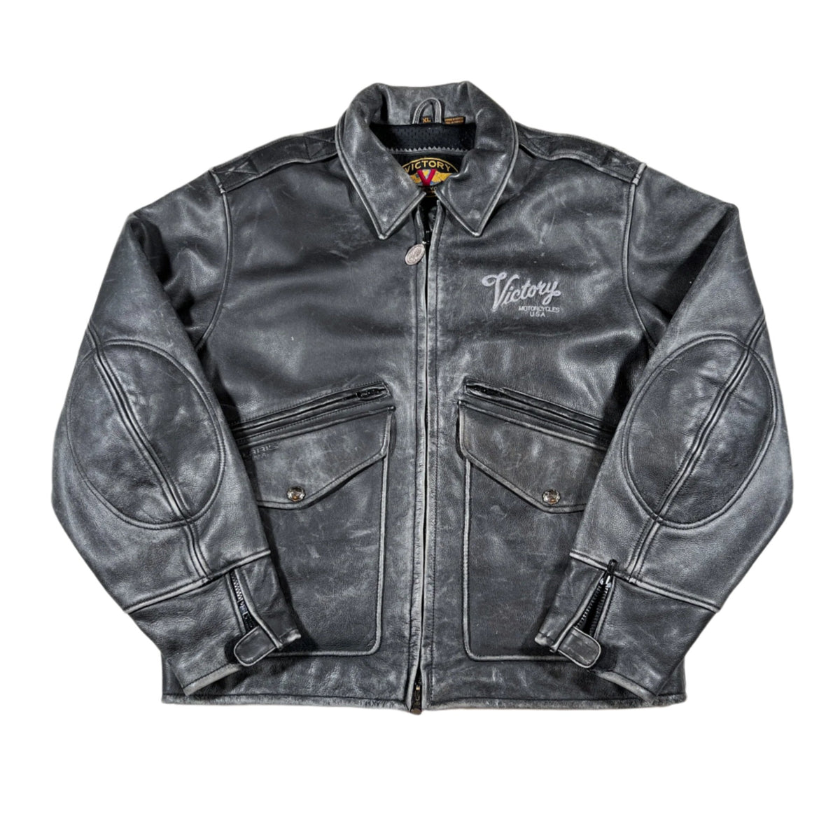口コミ・レビューで人気商品を探そう Vintage Riding Leather Polaris Motorcycle Victory 90's バイクウェア・装備