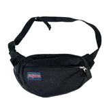 Vintage Y2K Jansport Black Canvas Fanny Pack