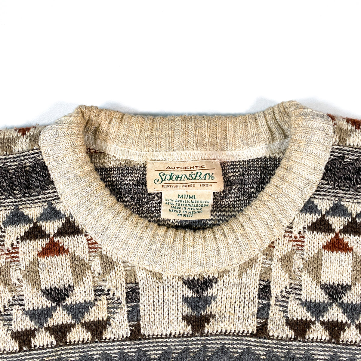 Vintage 90's St. John's Bay Cotton Sweater – CobbleStore Vintage