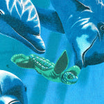 Vintage 90's Dolphins Sea Turtle Animal T-Shirt