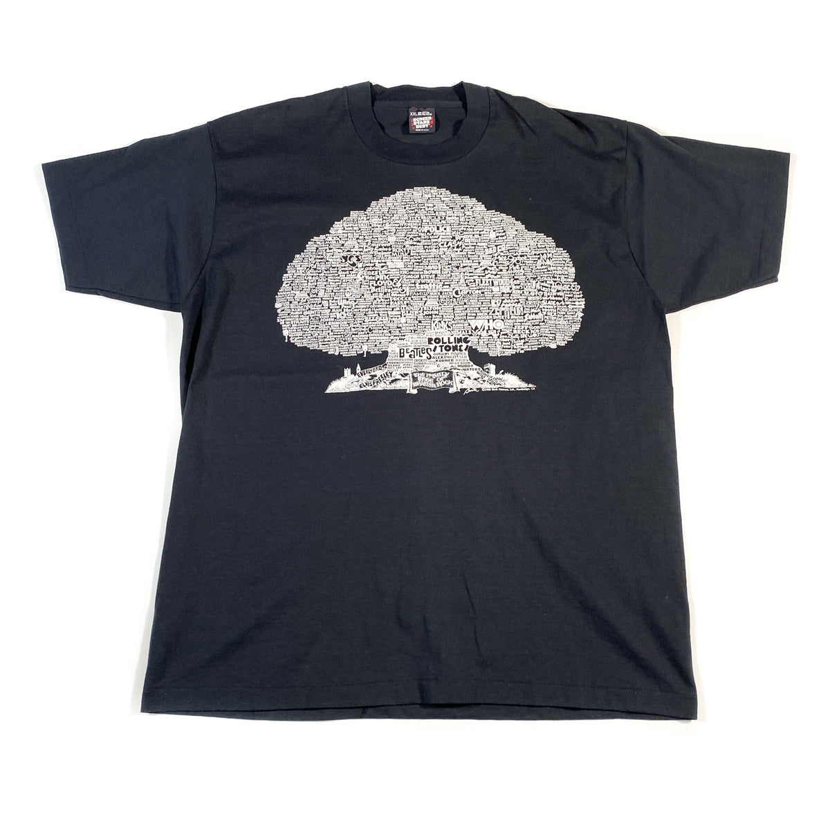 Vintage 1990 British Rock Family Tree T-Shirt – CobbleStore Vintage
