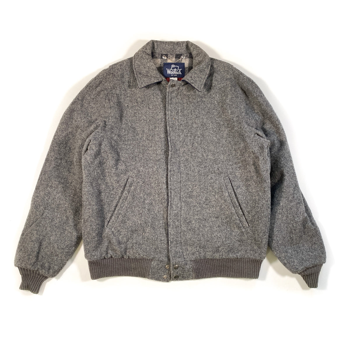 Vintage 80's Woolrich Wool Bomber Jacket – CobbleStore Vintage