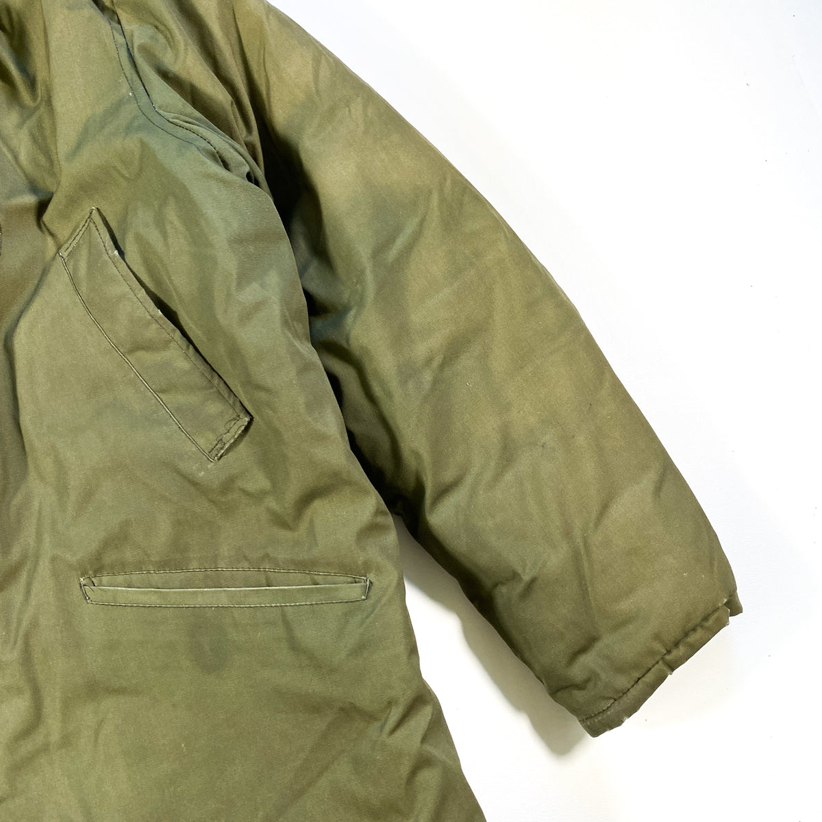 Vintage 80's LL Bean Hooded Military Style Parka Jacket