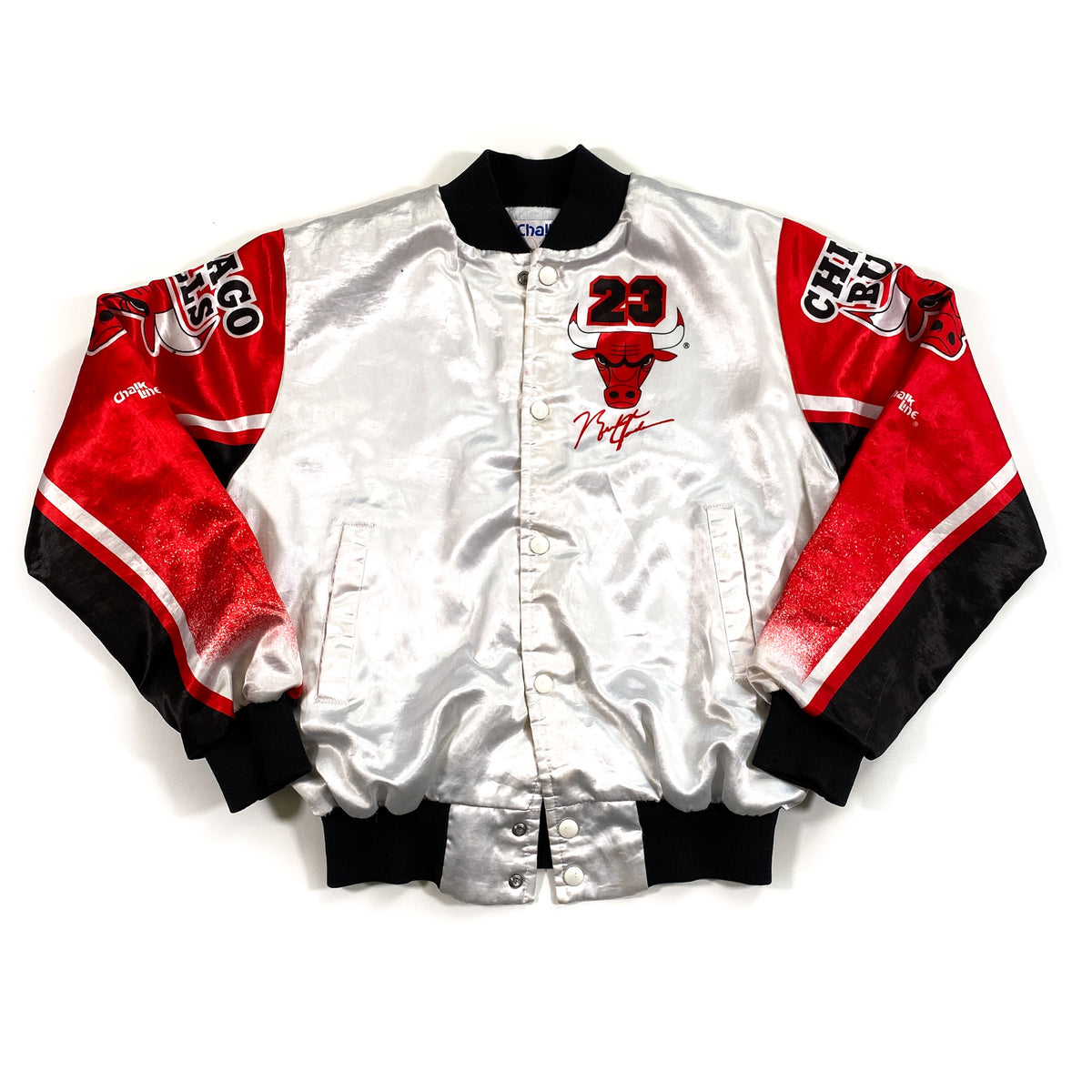 90s Chalk Line Michael Jordan Chicago Bulls fanimation jacket size S – Mr.  Throwback NYC