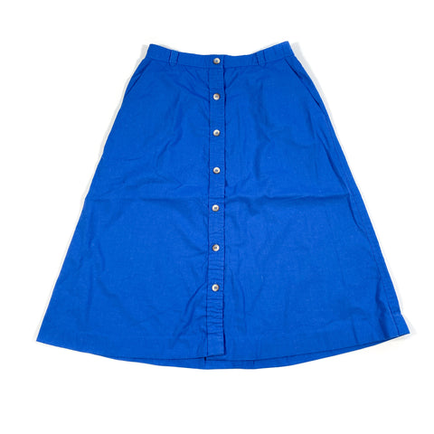 Vintage 80's The Villager Blue Skirt