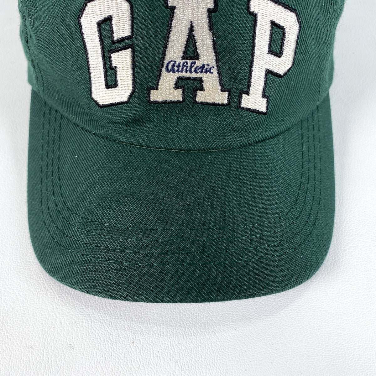 Vintage 90's Gap Athletics Green Made in USA Snapback Hat