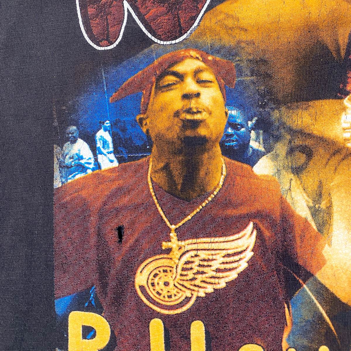 Vintage 90's Tupac All Eyez On Me Bootleg Rap Tee T-Shirt