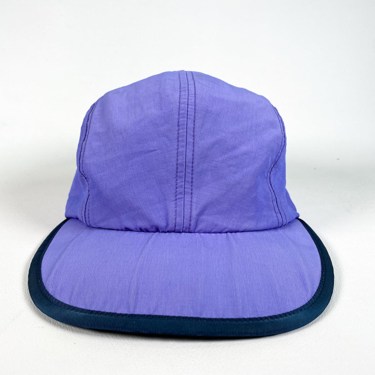 Vintage 90\'s Patagonia Outdoors Made Purple Vintage Panel USA in – CobbleStore Hiking 4 Hat