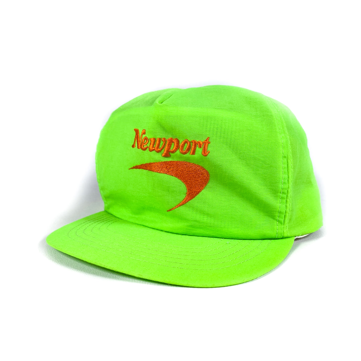 Vintage 90's Newport Cigarettes Tobacco Neon Green Snapback Hat