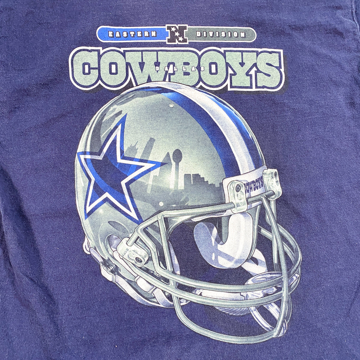 Dallas Cowboys Vintage 1990's NFL Tie Dye T-Shirt SpiderBlack / 2XL